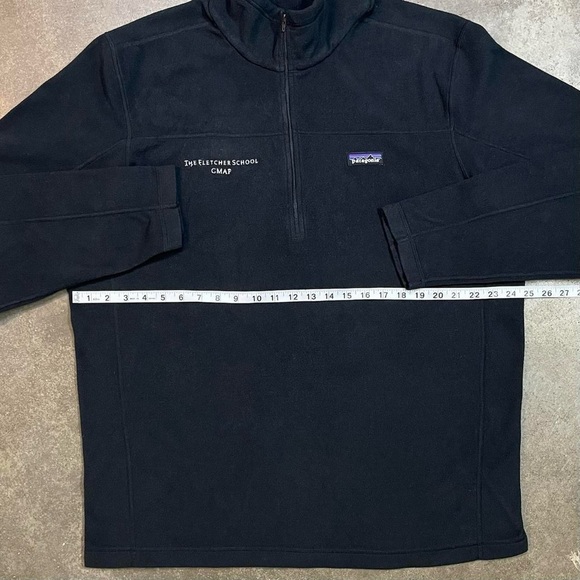 Patagonia Synchilla Fleece Quarter Zip Pullover Black XXL - Picture 5 of 8